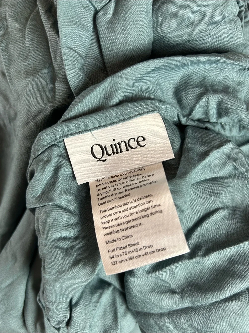 Quince 4 Piece Bamboo Sheet Set - Full Size
